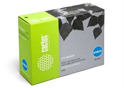 Лазерный картридж Cactus CS-Q6460AR (HP 644A) черный для HP Color LaserJet 4730, 4730 MFP, 4730x MFP, 4730xm MFP, 4730xs MFP, CM4730, CM4730f, CM4730fm, CM4730fsk, CM4730 MFP, CM4753 MFP (12'000 стр.) - фото 11775