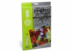 Фотобумага Cactus CS-GA418050DS A4, 180г/м2, 50л, белая глянцевая/глянцевая для струйной печати - фото 11795