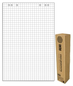 Блок бумаги для флипчартов Cactus CS-PFC20S-5 клетка 20 лист. (упак. 5 шт.) - фото 12784