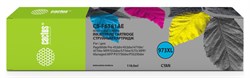 Струйный картридж Cactus CS-F6T81AE (HP 973X) голубой увеличенной емкости для HP PageWide Pro 452dw, Pro 477dw (110 мл) - фото 13137