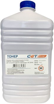 Тонер Cet CE28-M/CE28-D CET111054550 пурпурный (в компл.:девелопер) для принтера KONICA MINOLTA Bizhub C258, 308, 368 (бутылка 550 гр.) - фото 13861