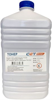 Тонер Cet CE38-C CET111069467 голубой для принтера KONICA MINOLTA Bizhub C227, 287 (бутылка 467 гр.) - фото 13863