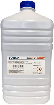 Тонер Cet CE38-K/CE38-D CET111068579 черный (в компл.:девелопер) для принтера KONICA MINOLTA Bizhub C227, 287 (бутылка 579 гр.) - фото 13864