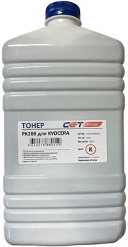 Тонер Cet PK206 OSP0206K-500 черный для принтера KYOCERA Ecosys M6030cdn, 6035cidn, 6530cdn, P6035cdn (бутылка 500 гр.) - фото 13895