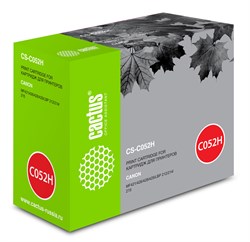 Лазерный картридж Cactus CS-C052H (Cartridge 052H) черный для Canon MF421dw, 426dw, 426x, 428x, 429x; LBP 212dw, 214dw, 215x (9'200 стр.) - фото 13906