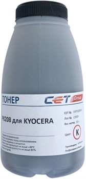 Тонер Cet PK208 OSP0208K-50 черный для принтера KYOCERA Ecosys M5521cdn, M5526cdw, P5021cdn, P5026cdn (бутылка 50 гр.) - фото 13907