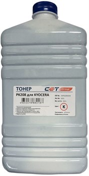Тонер Cet PK208 OSP0208K-500 черный для принтера KYOCERA Ecosys M5521cdn, M5526cdw, P5021cdn, P5026cdn (бутылка 500 гр.) - фото 13908