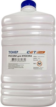 Тонер Cet PK210 OSP0210M-500 пурпурный для принтера KYOCERA Ecosys P6230cdn, 6235cdn, 7040cdn (бутылка 500 гр.) - фото 13915