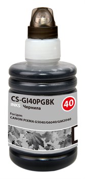 Чернила Cactus CS-GI40PGBK черный для Canon Pixma G5040, G6040, GM2040 (100 мл) - фото 14028