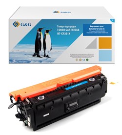 Лазерный картридж G&G NT-CF361X (HP 508X) голубой увеличенной емкости для HP Color LaserJet M553n, M553dn, M553x, M577c, M577z, M577f (9'500 стр.) - фото 14067