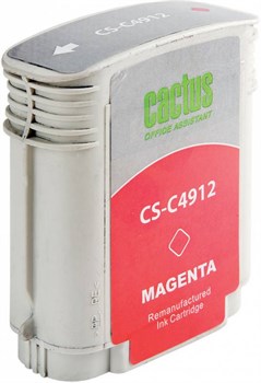 Струйный картридж Cactus CS-C4912 (HP 82) пурпурный для HP DesignJet 500, 500 Plus, 500ps, 500ps Plus, 510, 510ps, 800, 800ps, 815 MFP, 820 MFP, Copier CC800, Copier CC800ps (72 мл) - фото 14570