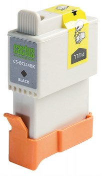 Струйный картридж Cactus CS-BCI24BK (BCI-24) черный для Canon BJ S330, i250, i255, i320, i350, i355, i450, i455, i470, i475, i475d, imageClass MP360, MP370, MP390, MPC190, MPC200, MultiPass C190, C200, F20, MP360, MP370 (9,2 мл) - фото 14746