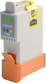 Струйный картридж Cactus CS-BCI24CL (BCI-24) цветной для Canon BJ-i250, i320, i350, i450, i475, BJ-S200, S300, S330; Pixma iP1000, iP1500, iP2000, MP110, MP130, MP410, MP430; SmartBase MP360, MP390, MPC190, MPC200 (12,6 мл) - фото 14796
