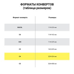 Конверты Brauberg С4 отрывная лента, 25 шт (229х324 мм) - фото 15101