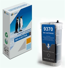 Струйный картридж G&G NH-C9370A (HP 72) фото черный для HP DesignJet SD Pro MFP, T610, T620, T770, T790, T795, T1100, T1100 MFP, T1100PS, T1120, T1120 HD, T1120 SD, T1200, T1200 HD, T1200ps, T1300, T2300 eMFP, T2300ps eMFP (130 мл) - фото 15407
