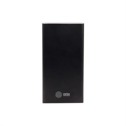 Мобильный аккумулятор Cactus CS-PBFSIT-20000 Li-Pol 2.1A+2.1A черный 2xUSB материал алюминий (20'000 mAh) - фото 15630