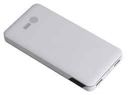 Мобильный аккумулятор Cactus CS-PBFSKT-10000 белый 2.1A 2xUSB (10'000 mAh) - фото 16208