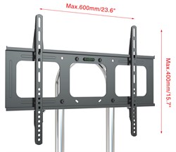 Стойка для телевизора Cactus CS-ST04H черный, 32"-70" напольный, мобильный (макс. 45 кг) - фото 16249