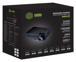 Проектор Cactus CS-PRM.05WT.WXGA-A LCD 2800Lm (1280x800) 2000:1 ресурс лампы:30000часов 2xUSB typeA 2xHDMI 4.2кг - фото 16391