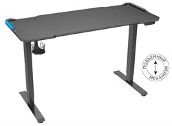 Стол Cactus CS-EDL-GBK столешница МДФ черный каркас черный, столешница 140x60 см - фото 17109