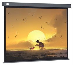 Экран Cactus Wallscreen CS-PSW-124X221-SG 16:9 настенно-потолочный белый, корпус серый (124.5x221 см.) - фото 17215