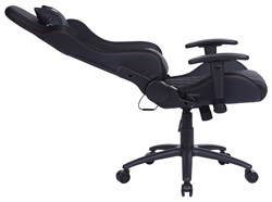 Кресло игровое Cactus CS-CHR-0099BLR цвет: черно-красный, RGB подсветка, обивка: эко.кожа, крестовина: металл пластик черный - фото 17288