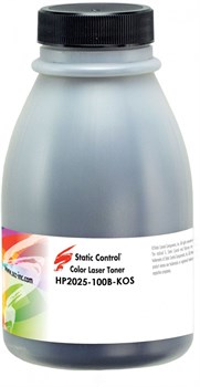 Тонер Static Control HP2025-100B-KOS черный для принтера HP CLJ 2025 (флакон 100 гр.) - фото 17408