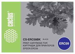 Картридж матричный Cactus CS-ERC09BK черный для Epson ERC09 - фото 17502