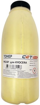 Тонер Cet PK210 OSP0210Y-100 желтый бутылка 100гр. для принтера Kyocera Ecosys P6230cdn, 6235cdn, 7040cdn - фото 17673