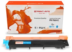 Лазерный картридж Print-Rite PR-TN241C (TN-241C / TFB684CPU1J) голубой для Brother HL-3170CDW (1'400 стр.) - фото 18265