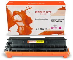 Лазерный картридж Print-Rite PR-TN423M (TN-423M / TFBAB2MPU1J) пурпурный для Brother DCP L8410CDW, HL L8260CDW, MFC L8690CDW (4'000 стр.) - фото 18285