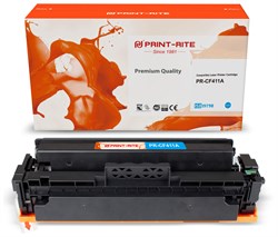 Лазерный картридж Print-Rite PR-CF411A (CF411A / TFH769CPU1J) голубой для HP LJ M452DW, M477FDW, M477FDN, M477FNW (2'300 стр.) - фото 18313