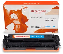 Лазерный картридж Print-Rite PR-CF211A (CF211A / TFH993CPU1J) голубой для HP LJ Pro 200, M251, M276 (1'800 стр.) - фото 18343