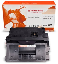 Лазерный картридж Print-Rite PR-CF281X (CF281X / TFHA1IBPU1J) черный для HP LJ Ent M630, M605dn, M606dn, M605x (25'000 стр.) - фото 18349