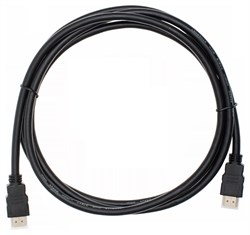 Кабель аудио-видео Cactus CS-HDMI.1.4-2 HDMI (m)/HDMI (m) 2м. позолоченные контакты, черный - фото 18809