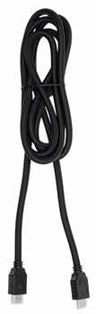 Кабель аудио-видео Cactus CS-HDMI.2-2 HDMI (m)/HDMI (m) 2м. позолоченные контакты, черный - фото 18841