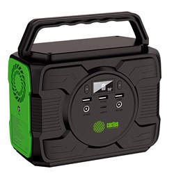 Мобильный аккумулятор Cactus CS-PCS144-EC5 40000mAh 2.1A 2xUSB черно-зеленый - фото 18909