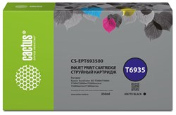 Струйный картридж Cactus CS-EPT693500 (T6935) черный матовый для Epson SureColor SC-T3000, T3070, T3200, T5000, 5200 (350 мл) - фото 19908