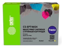 Струйный картридж Cactus CS-EPT46S4 (T46S4) желтый для Epson SureColor SC-P700 (30 мл) - фото 20365