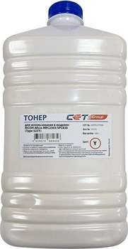 Тонер Cet Type 523 OSP0523Y500 желтый бутылка для принтера Ricoh Aficio MPC2503, SPC830 (500 гр.) - фото 20495