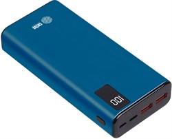 Мобильный аккумулятор Cactus CS-PBFSYT-20000 3A 2xUSB синий (20'000 mAh) - фото 20672