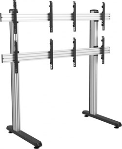 Стойка для телевизора Cactus CS-FS-TV4-PRO черный 32"-70" макс.50кг напольный мобильный - фото 21333