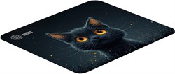 Коврик для мыши Cactus Black Cat 250x200x3мм (CS-MP-D09S) - фото 23881