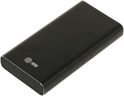 Мобильный аккумулятор Cactus CS-PBFSIT-20000 Li-Pol 2.1A+2.1A черный 2xUSB материал алюминий (20'000 mAh) - фото 24061