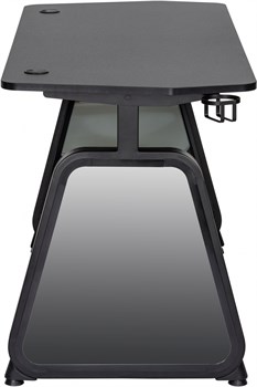 Стол игровой Cactus CS-GMD-BK-RGB столешница МДФ черный каркас черный 136x60x75см - фото 24373