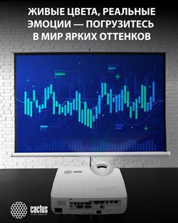 Проектор Cactus Bright CS-V2.WT 3LCD 4400Lm ANSI (1024x768) 30000:1 ресурс лампы:10000часов 1xUSB typeA 1xUSB typeB 2xHDMI 4кг - фото 25155