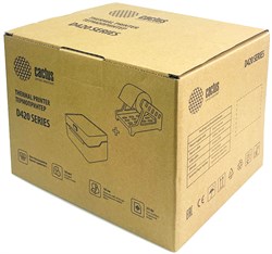 Термопринтер Cactus CS-TP-D420U 203dpi 160мм/с/USB для печ.этик. черный - фото 25209