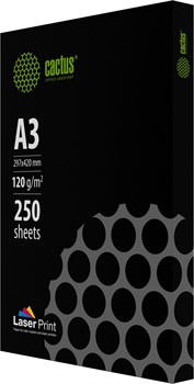 Бумага Cactus CS-LPA3120250 A3/120г/м2/250л./белый CIE170% для лазерной печати - фото 25254