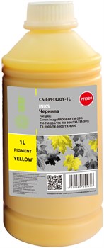 Чернила Cactus CS-I-PFI320Y-1L (PFI-320/120) желтый для Canon imagePROGRAF TM-200, TM-205, TM-300, TM-30 (1'000 мл) - фото 25278
