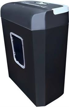 Шредер Cactus CS-SH-C2 черный (секр.P-4) фрагменты 8лист. 13лтр. скрепки скобы пл.карты - фото 25449